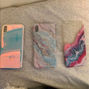 Velvet caviar iPhone XS Max cases bundle🌈